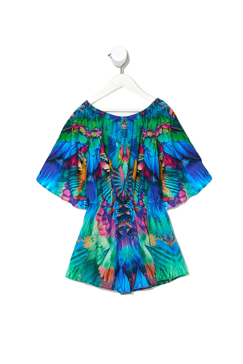 INFANTS 3/4 FLARE SLEEVE PLAYSUIT TEA AND HONEY main image 1