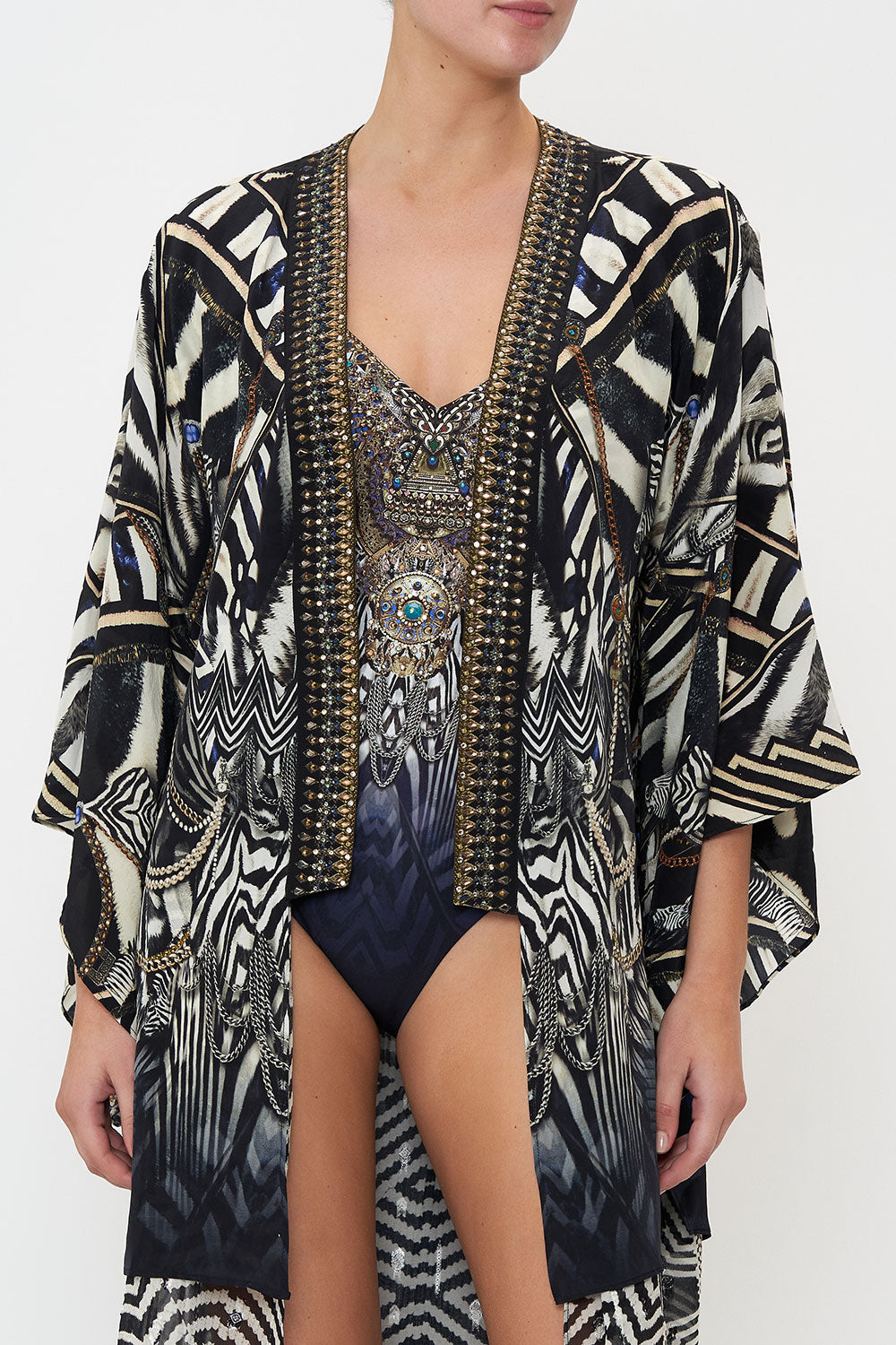 KIMONO WITH LONG UNDERLAYER KNIGHT OF THE WILD