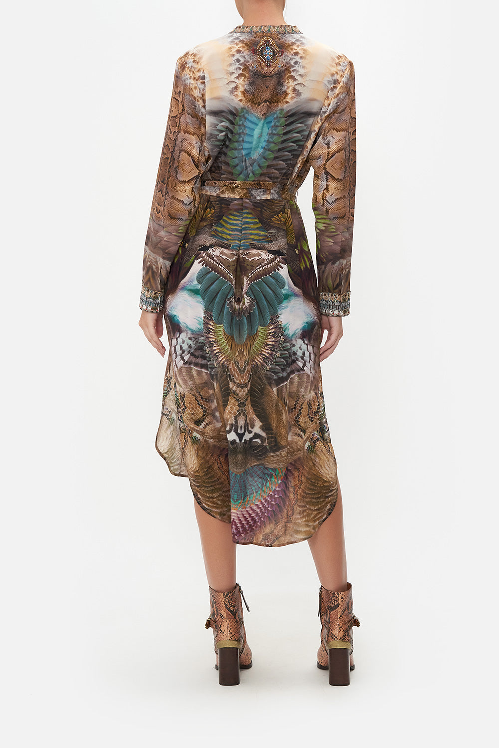 MID LENGTH SHIRT DRESS CALL OF THE FALCON