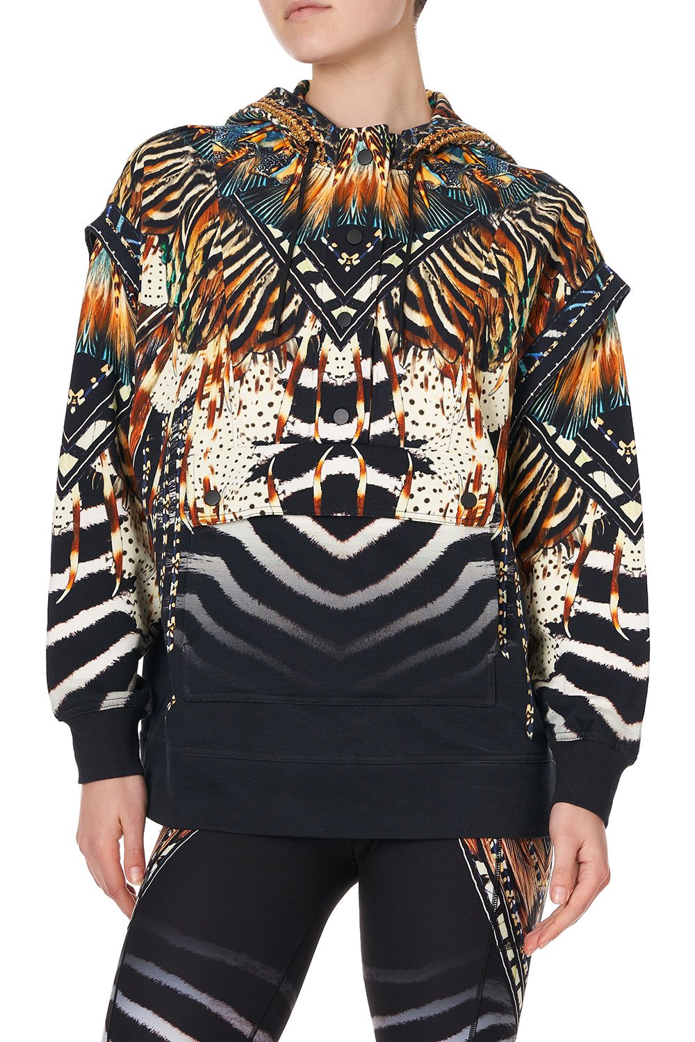 HOODIE WITH FRONT OPENING LOST PARADISE