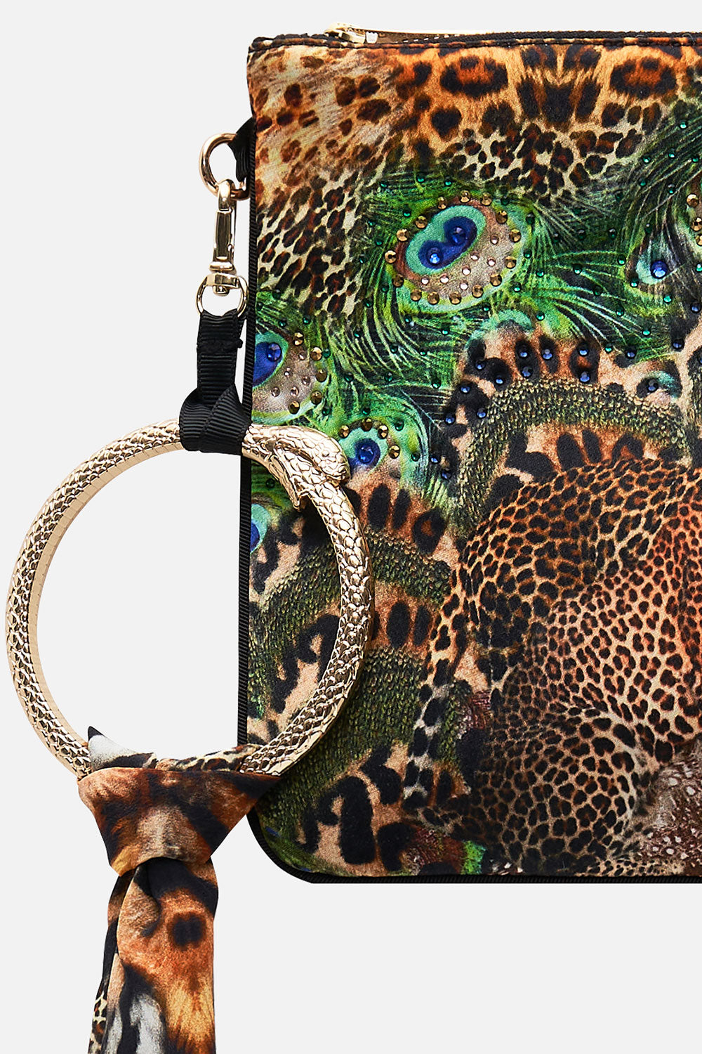 RING SCARF CLUTCH SURREALIST XANADU