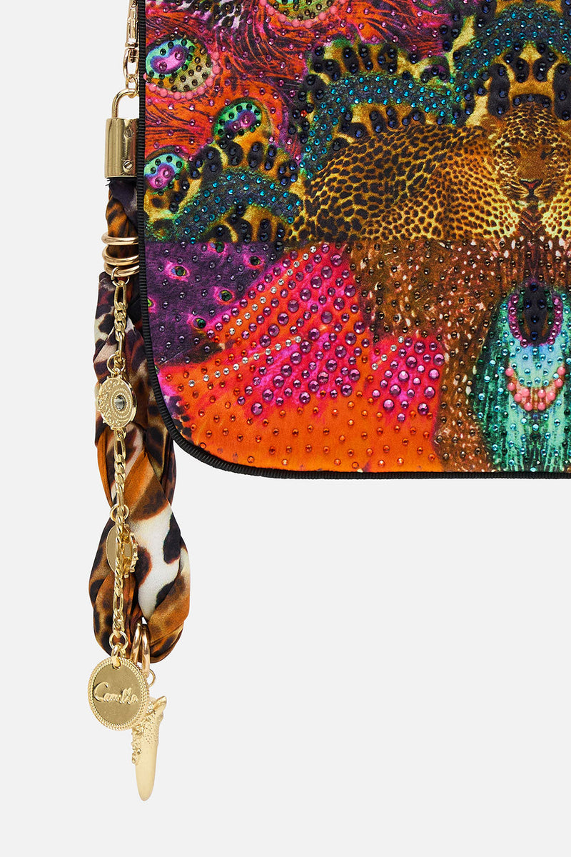 LARGE CANVAS CLUTCH SURREALIST XANADU