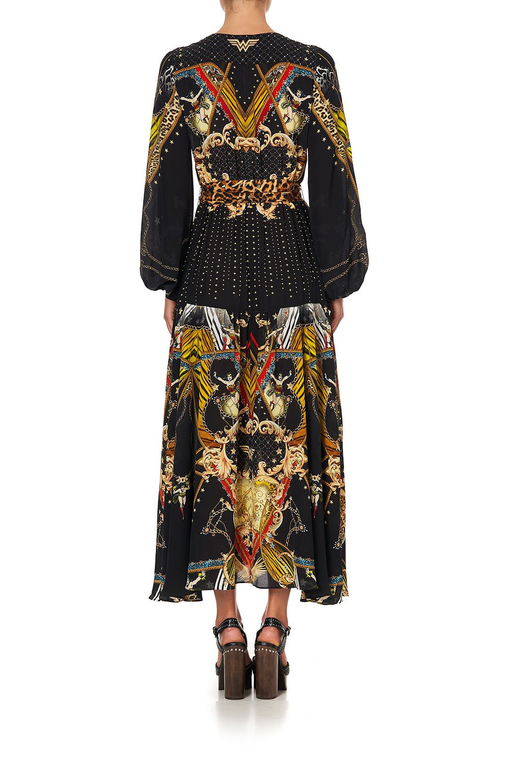 BELTED WRAP DRESS WONDER WOMAN