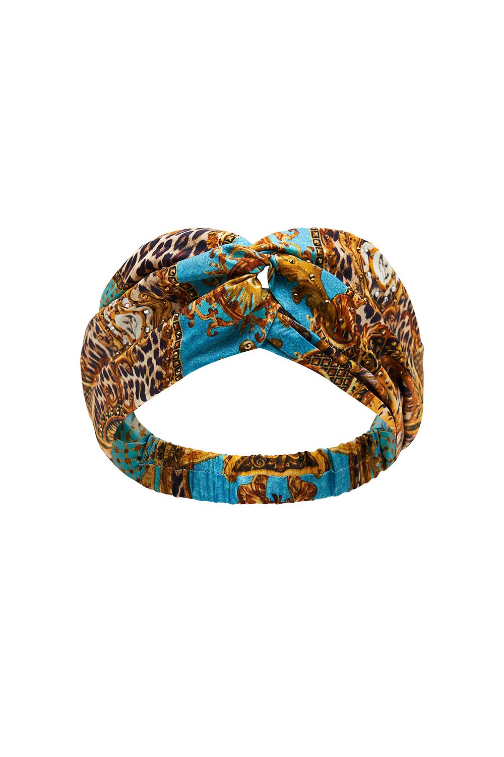 WOVEN TWIST HEADBAND DRIPPING IN DECADENCE