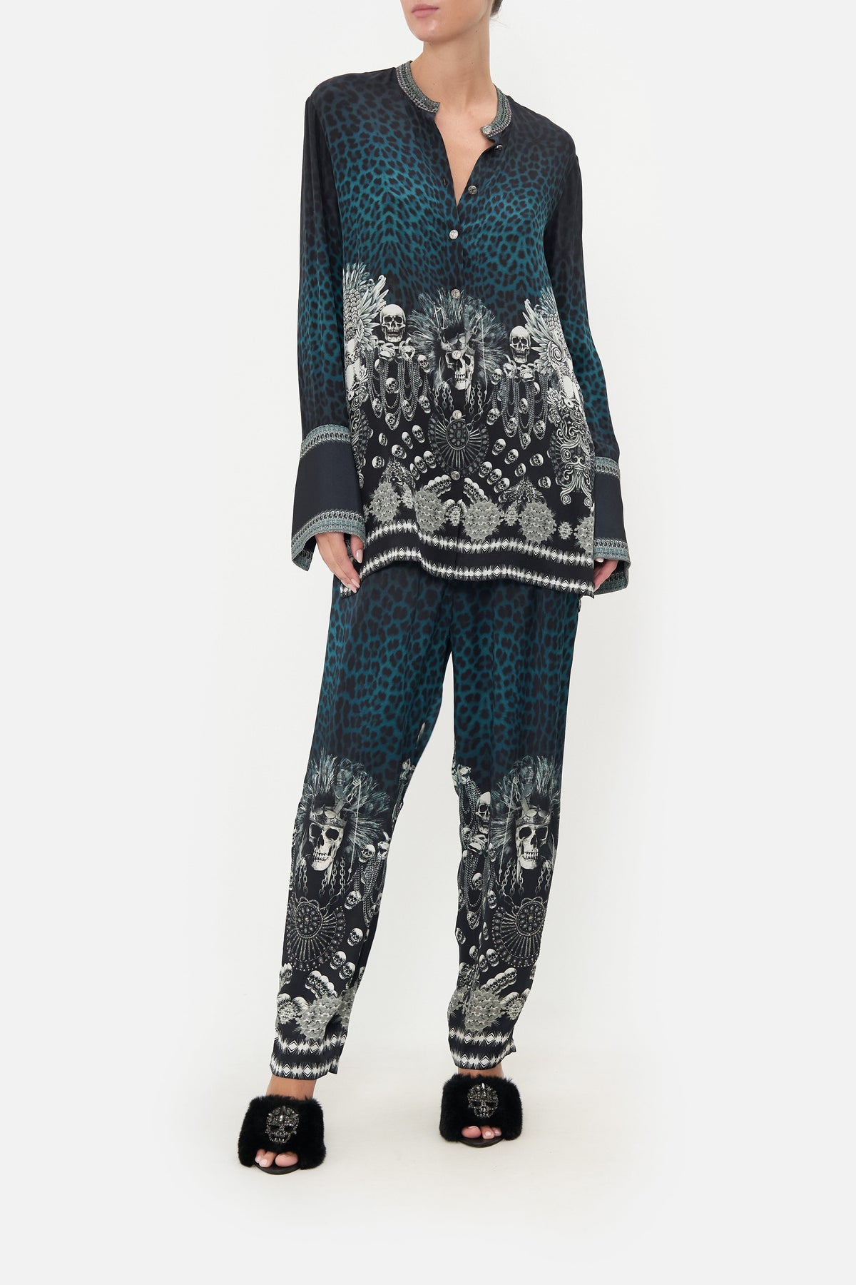 BUTTON DOWN SHIRT ANIMAL ANARCHY