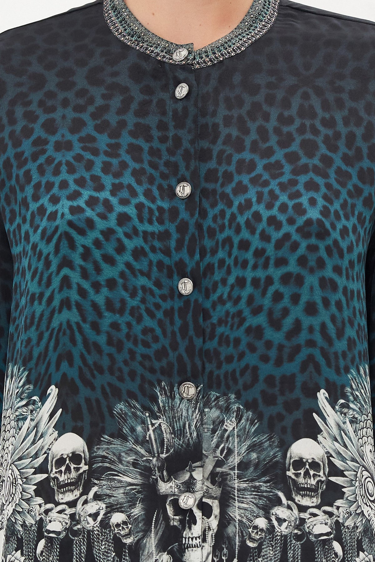 BUTTON DOWN SHIRT ANIMAL ANARCHY