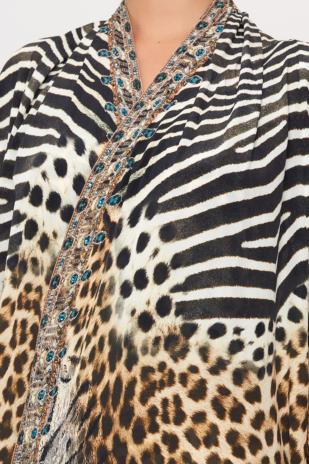 LONG CASUAL JACKET WITH POCKETS FOR THE LOVE OF LEO