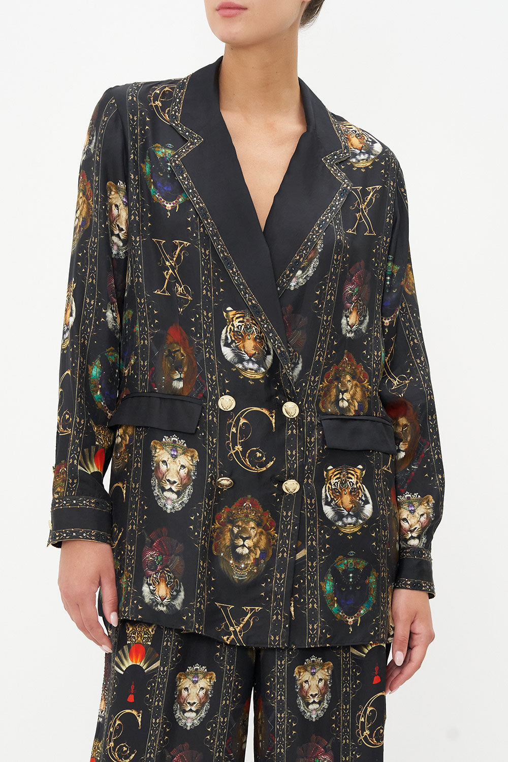 DOUBLE BREASTED SOFT JACKET JAGGIS JEWELS