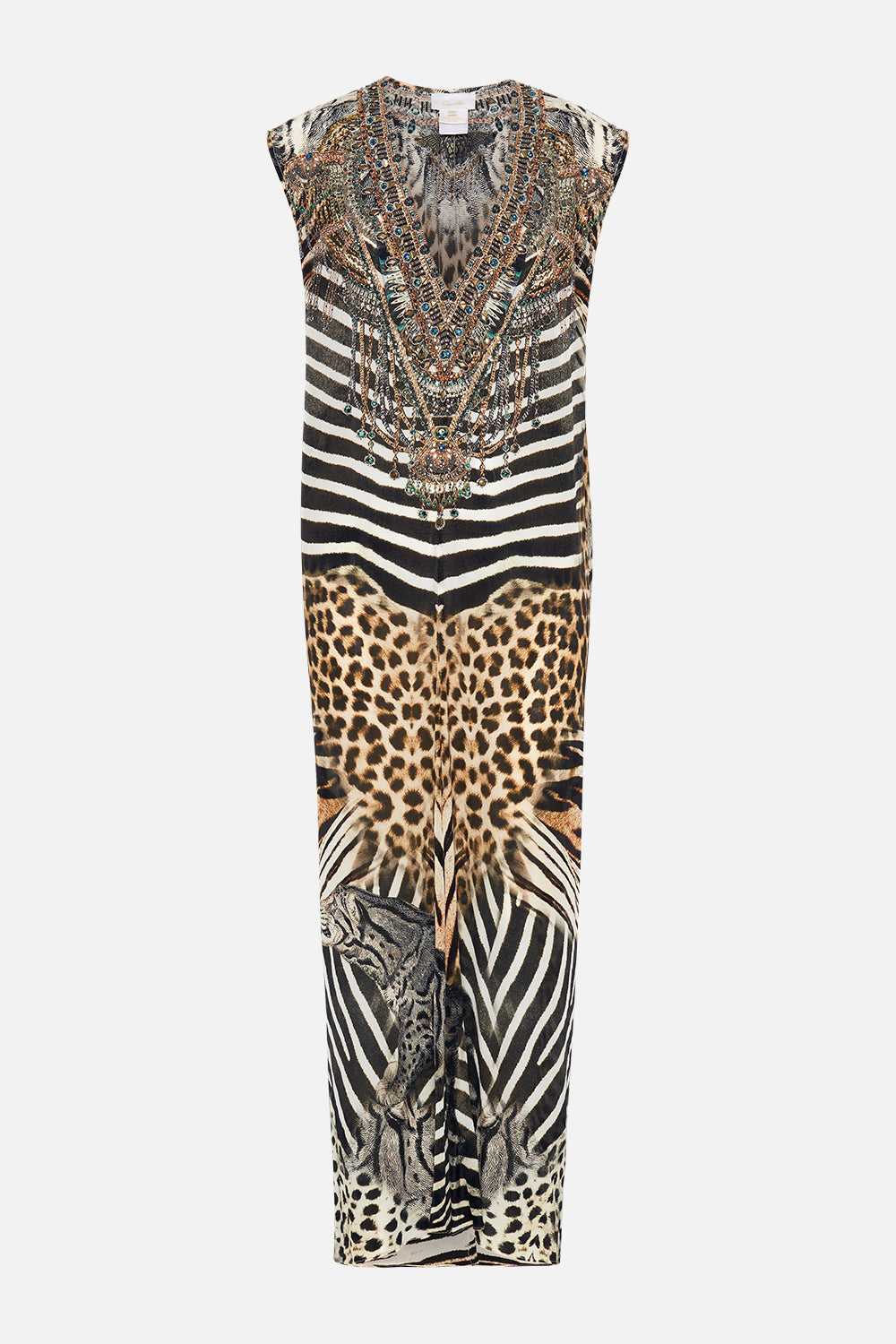 SLEEVELESS DRAPE BACK DRESS FOR THE LOVE OF LEO