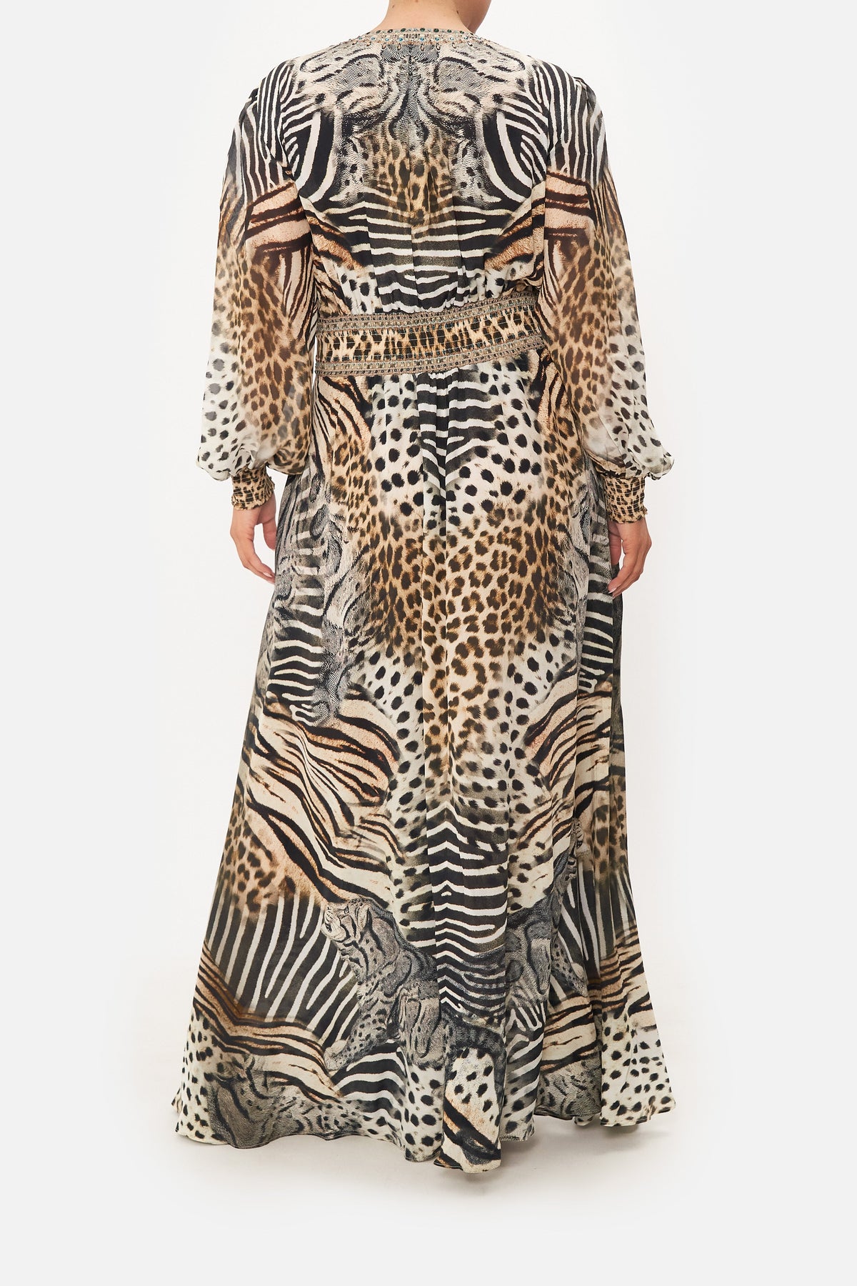 BUTTON DRESS WITH SHAPED WAISTBAND FOR THE LOVE OF LEO