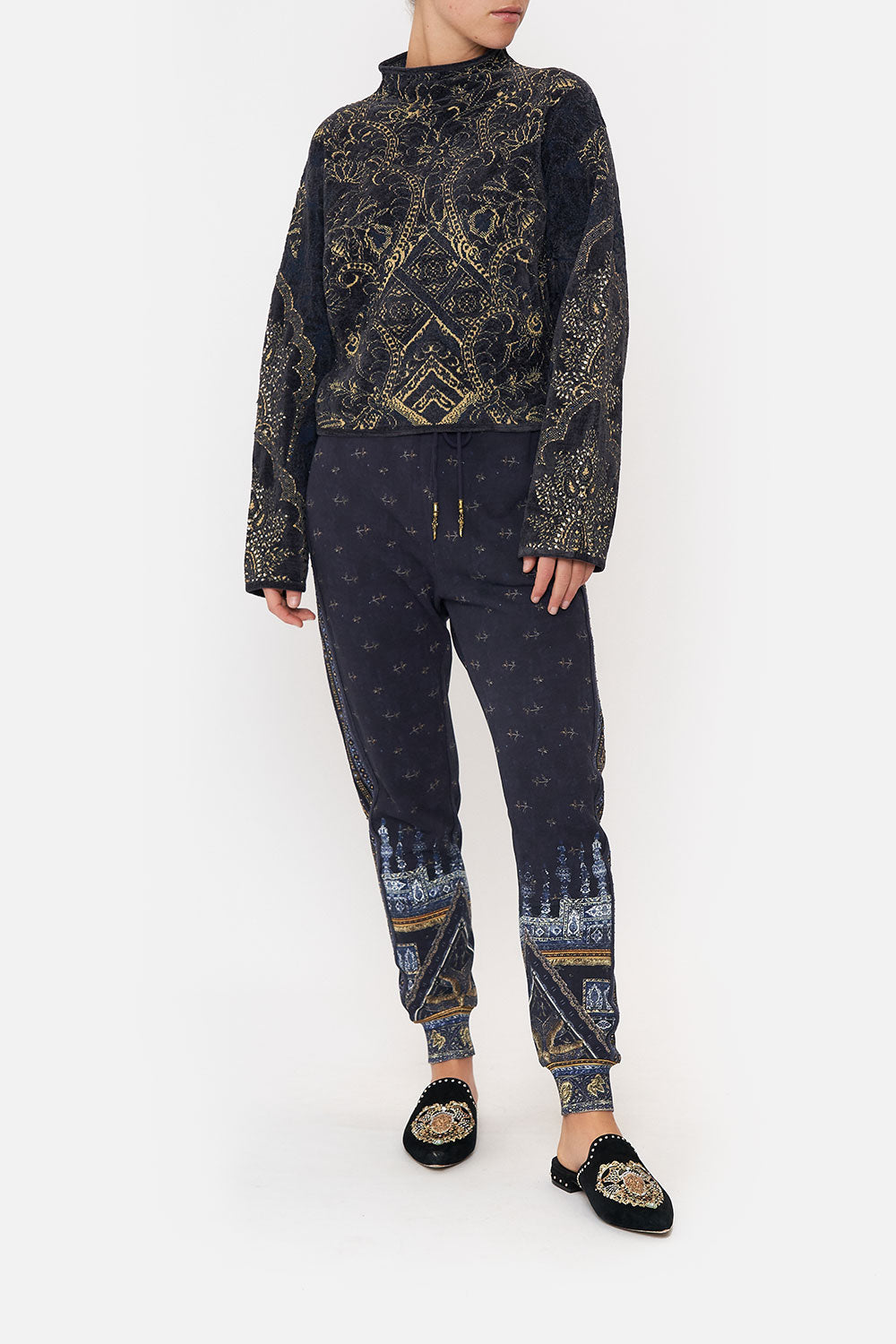 CROPPED FUNNEL NECK KNIT FOREVER FAMILY