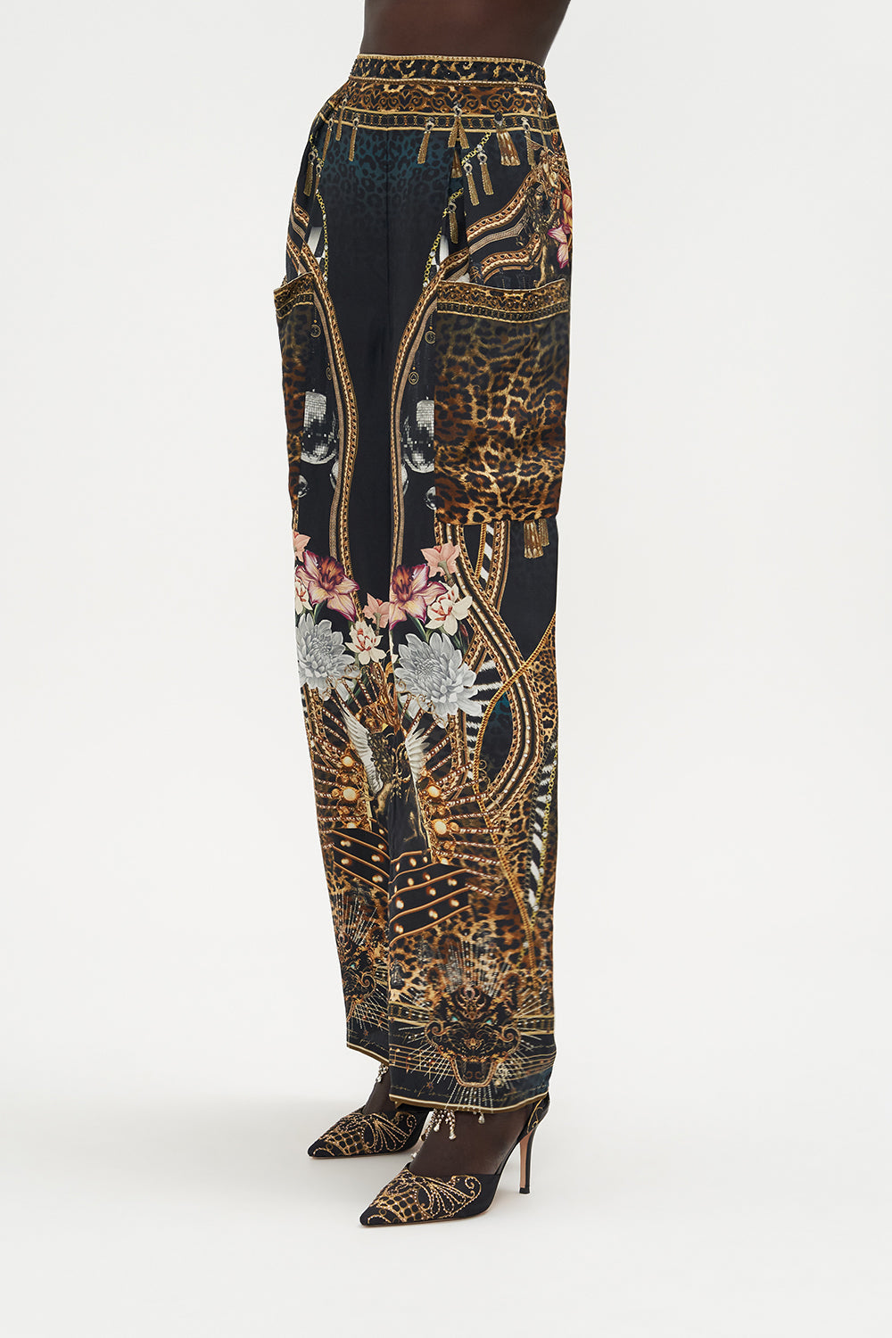 WIDE LEG TROUSER WITH FRONT POCKETS ROCKSTAR ROYALTY