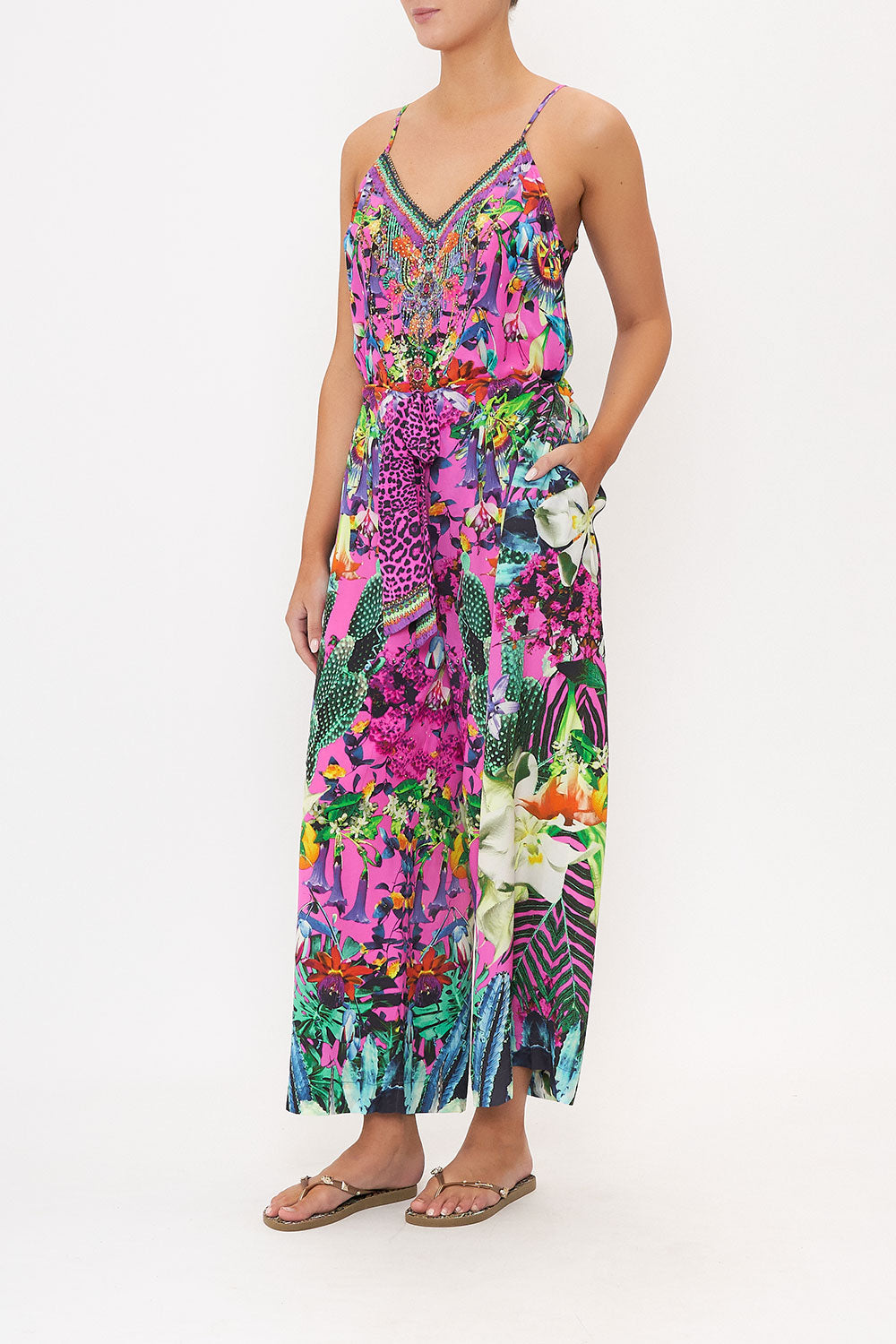 LOUNGE TROUSER WITH TIE WAIST EXOTICA EROTICA