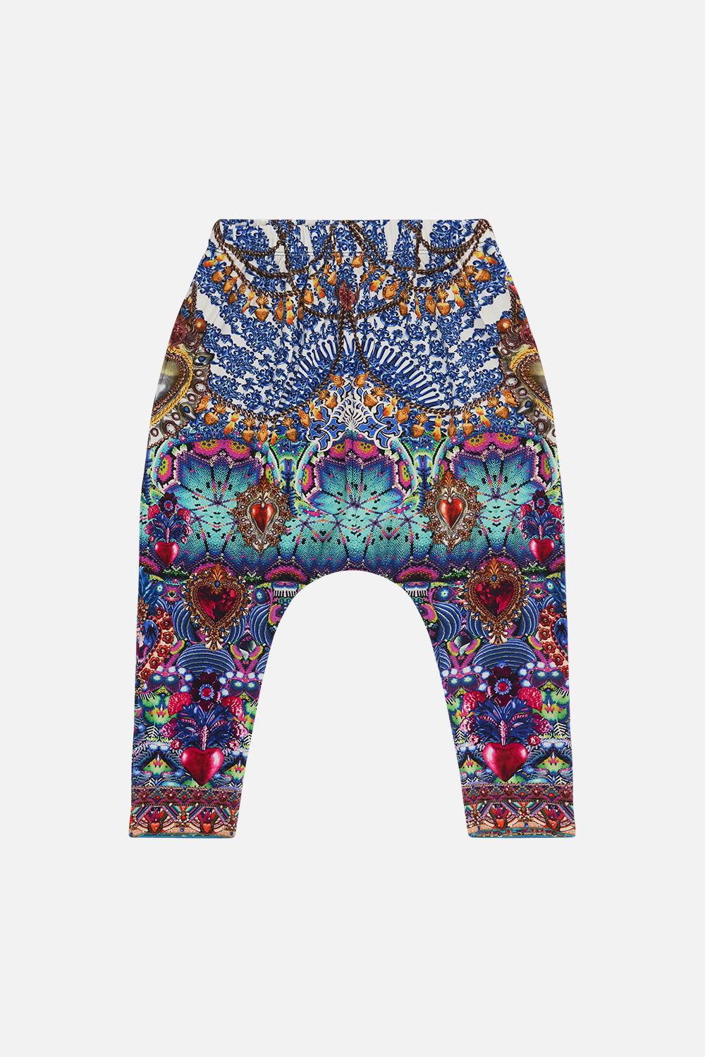 KIDS DROP CROTCH HAREM PANT 12-14 LUCKY CHARMS