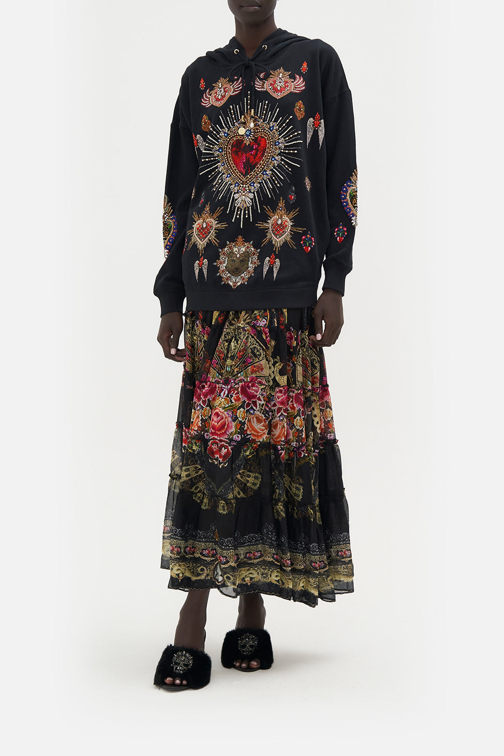 HOODY WITH POCKETS DANCE WITH DUENDE