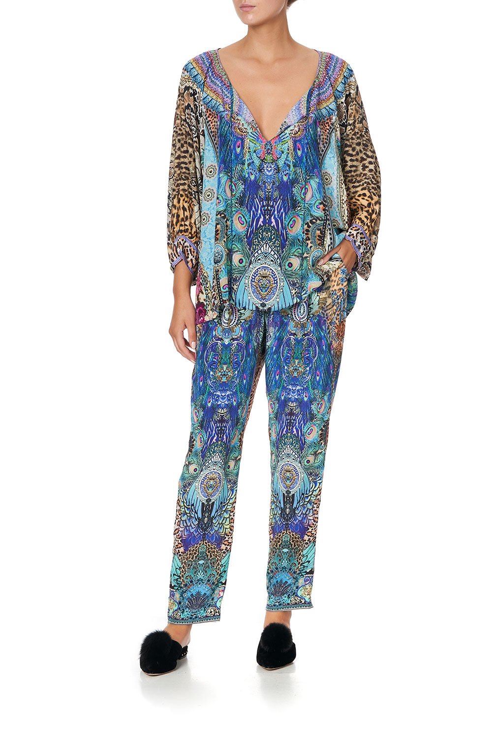 RAGLAN SLEEVE BLOUSE WITH CUFF BASILICA BEAUTY