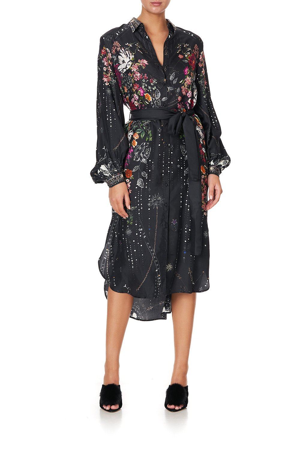 HIGH LOW MIDI SHIRT DRESS TO THE GYPSY
