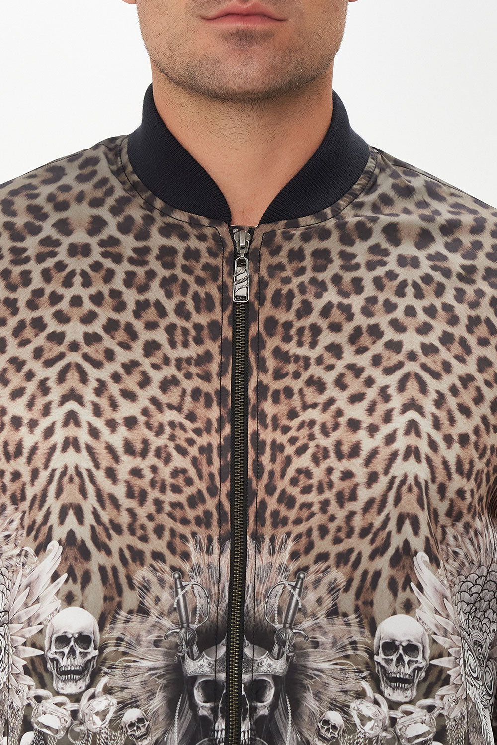 ZIP THROUGH BOMBER JACKET ORDER OF DISORDER