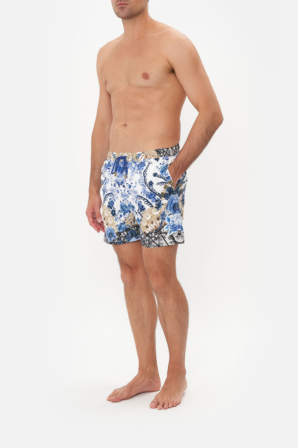 ELASTIC WAIST BOARDSHORT REIGN OF ROSES