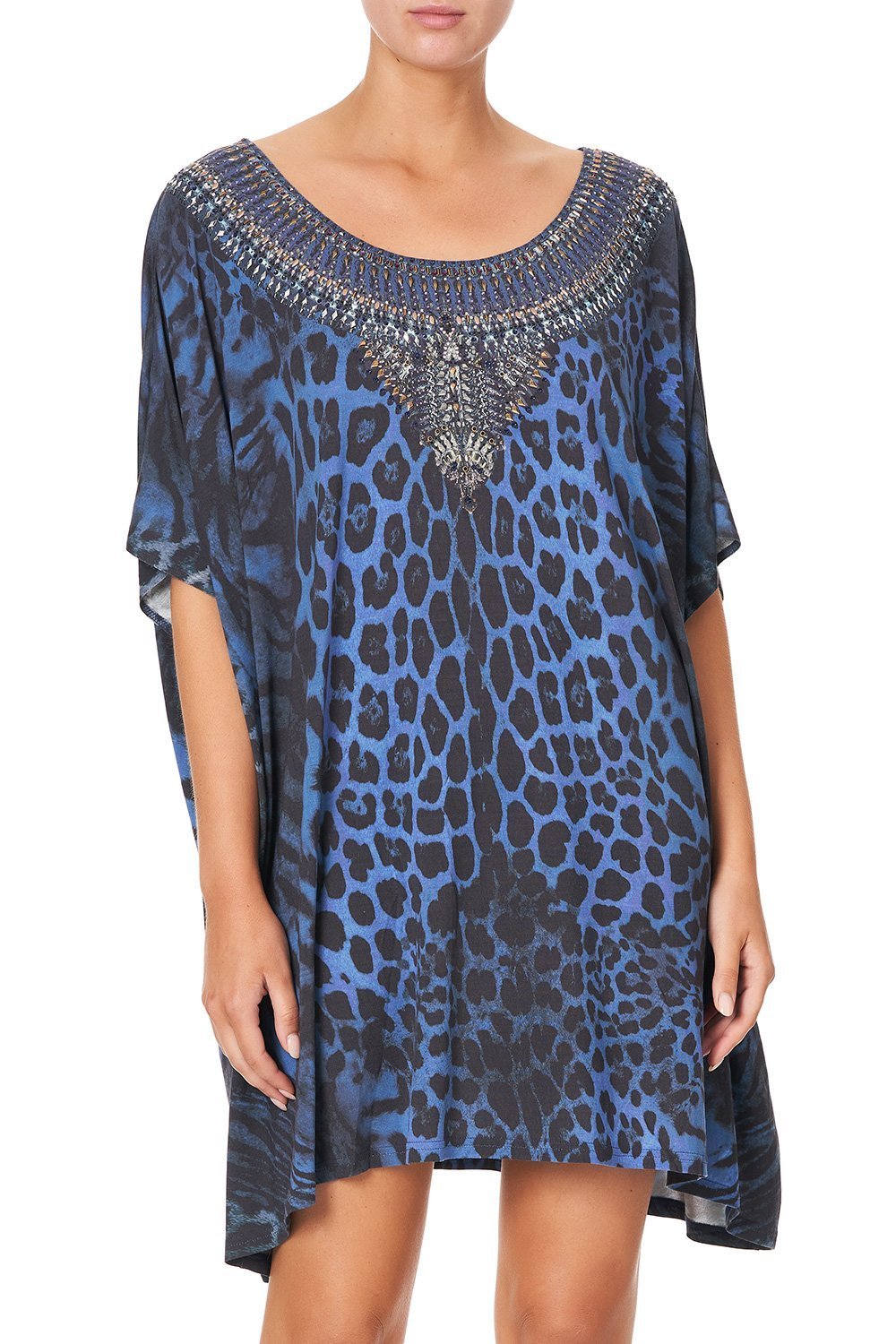 SHORT ROUND NECK KAFTAN THE CATS MEOW