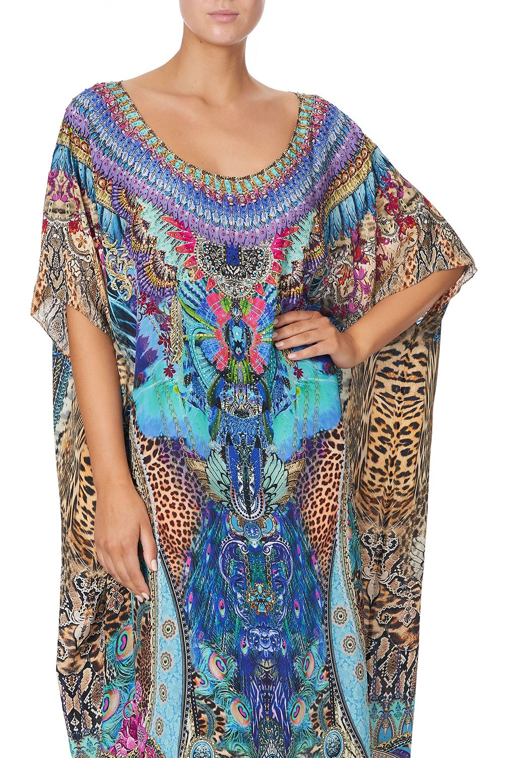 ROUND NECK KAFTAN BASILICA BEAUTY
