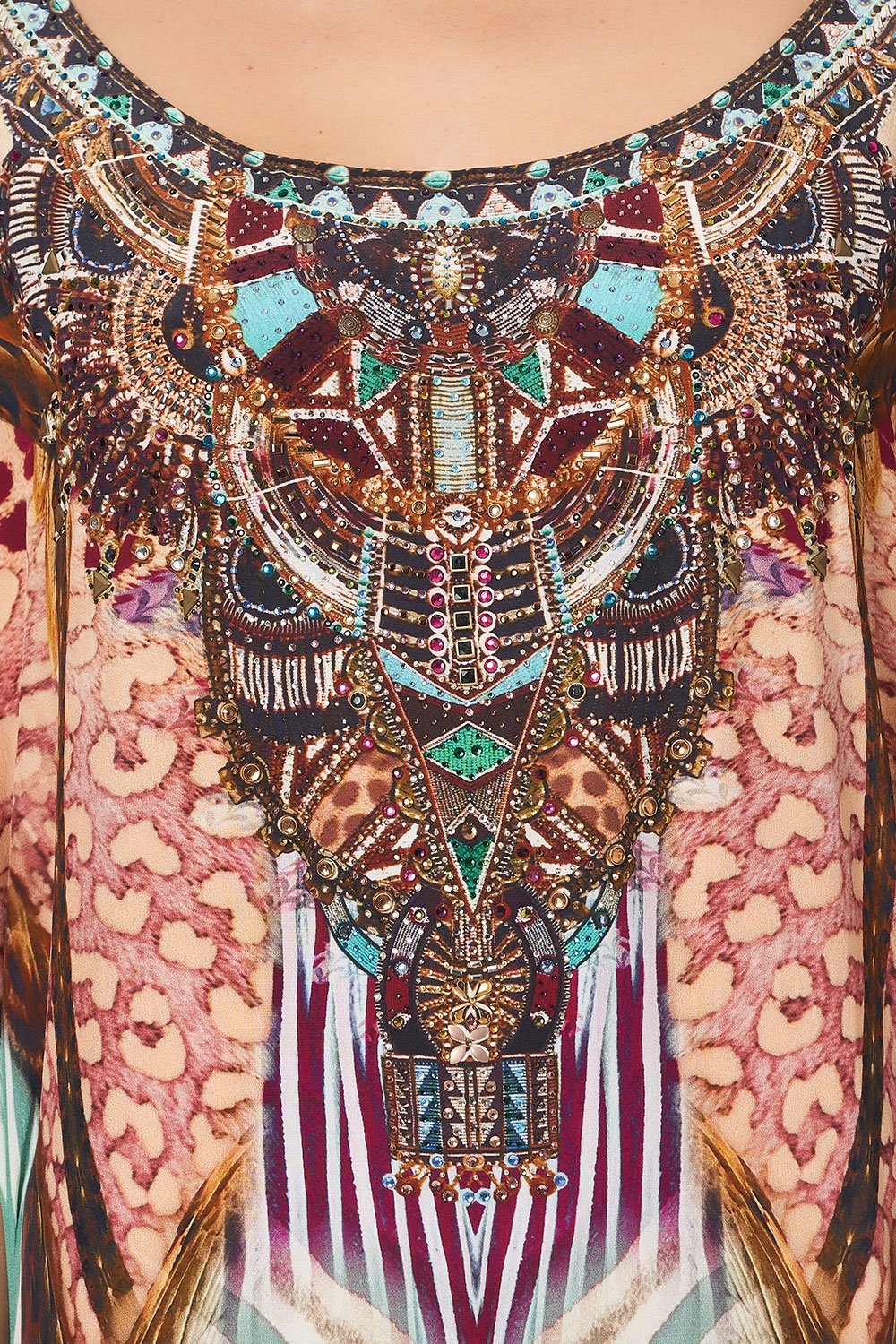 ROUND NECK KAFTAN UP ON CLOUD NINE