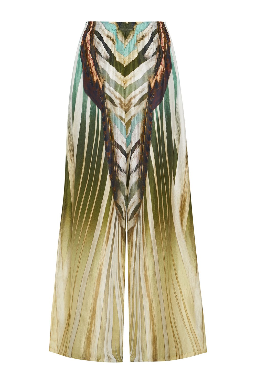 WIDE LEG TROUSER WITH FRONT POCKETS UP ON CLOUD NINE