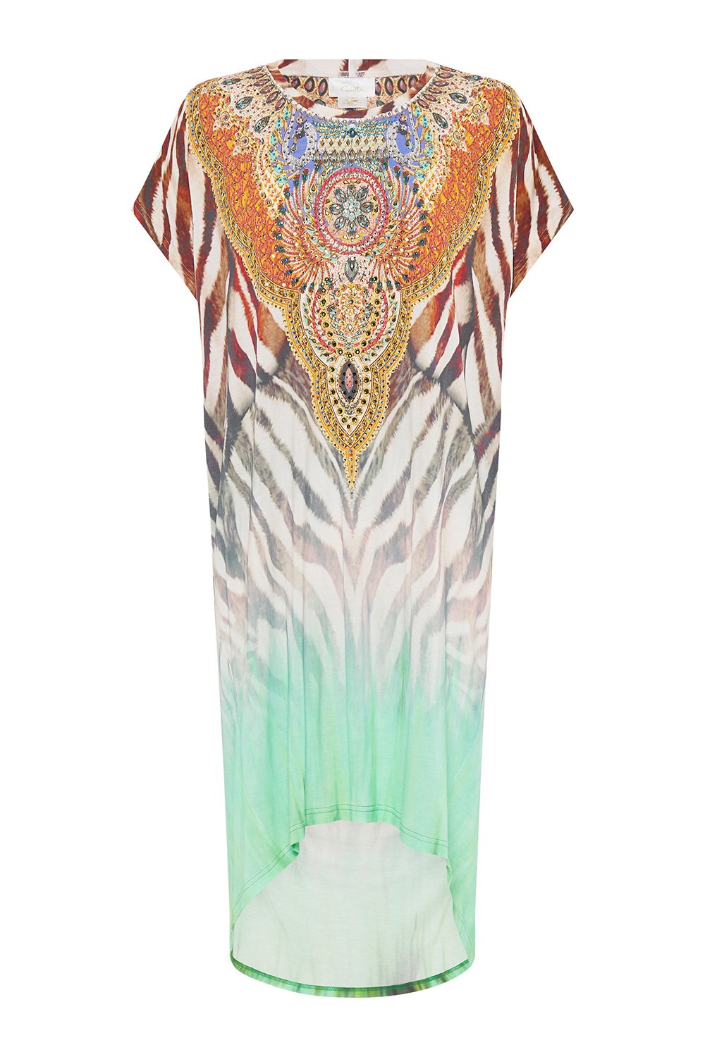 LONG SCOOP BACK HEM T-SHIRT SAVANNAH