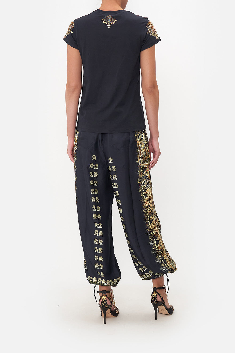 SLIM FIT ROUND NECK T-SHIRT ITS ALL OVER TORERO