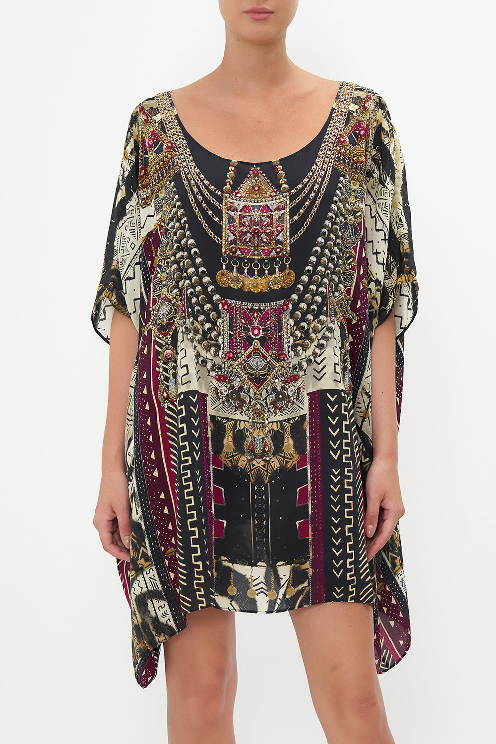 SHORT ROUND NECK KAFTAN DESERT DREAMS