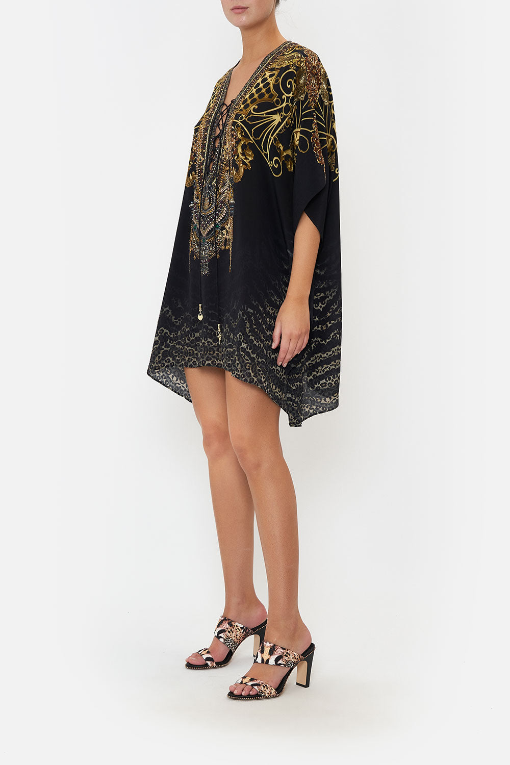 SHORT LACE UP KAFTAN SHADOWS OF ARMADA