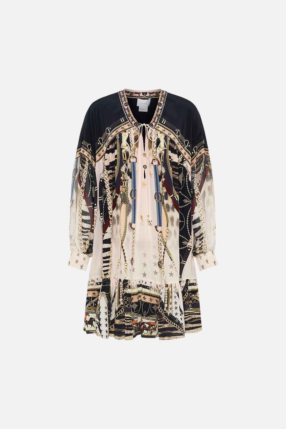 GATHERED YOKE DRESS I WANNA BE A COWGIRL BABY