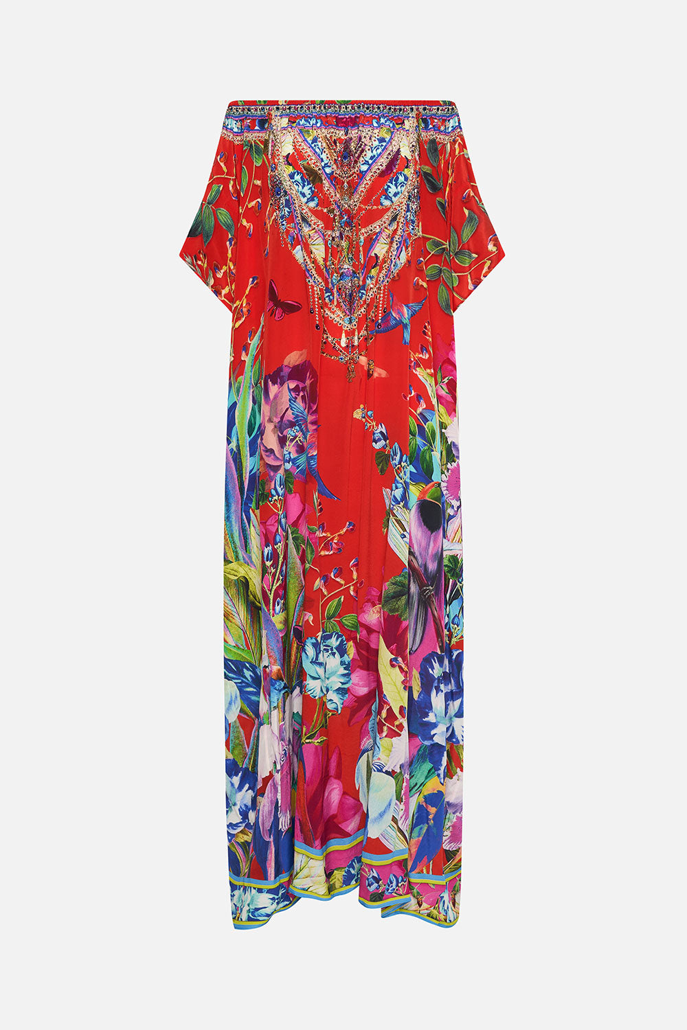 OFF SHOULDER KAFTAN BIRDS OF A FEATHER
