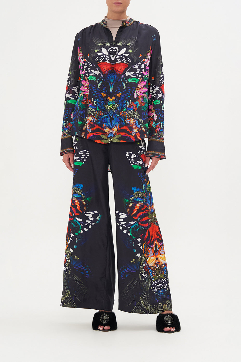 PLACKET BLOUSE FLUTTER BY