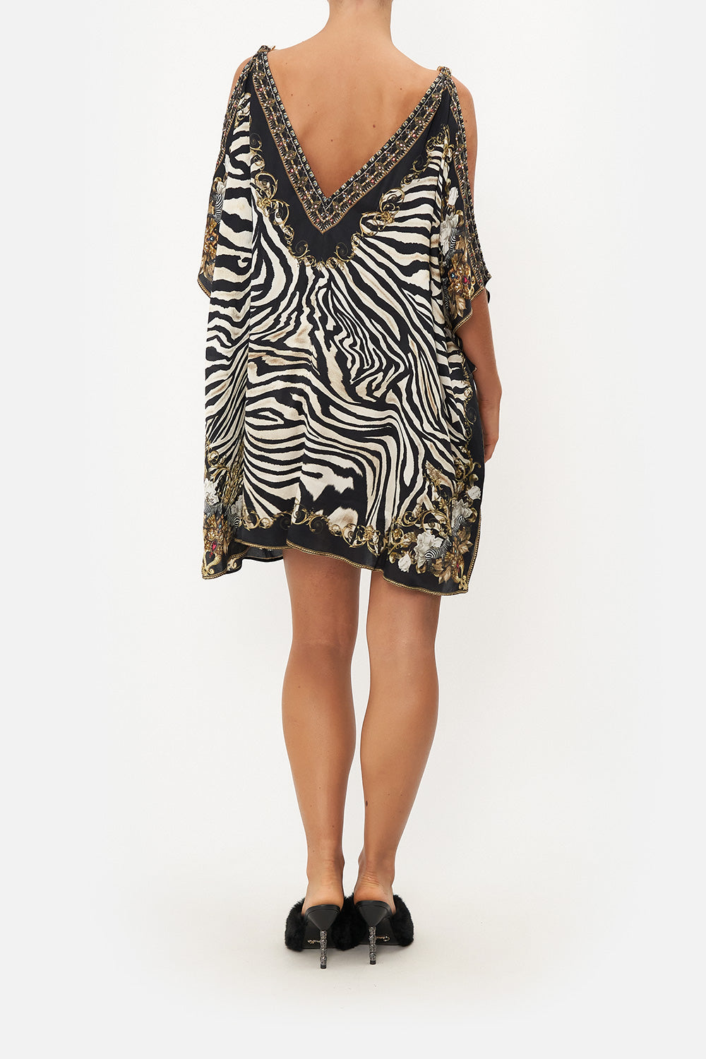 SLIM DRAPED TOP WITH HARDWARE EARN YOUR STRIPES