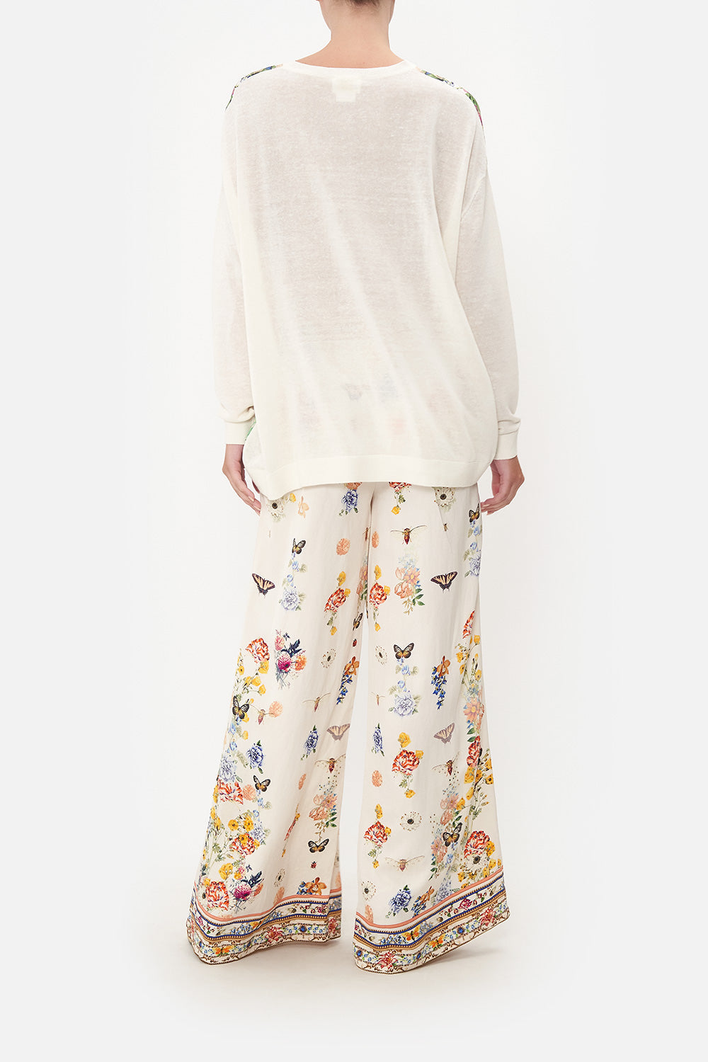 LONG SLEEVE JUMPER WITH PRINT FRONT QUEENS BEE HIVE