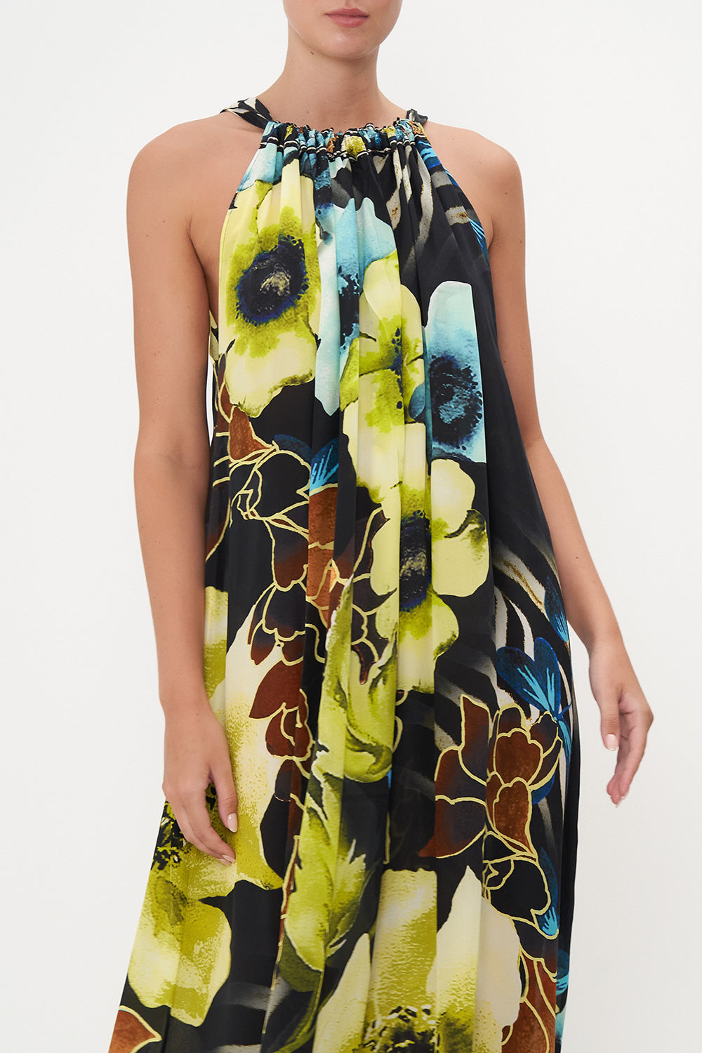 DRAWSTRING DRESS POPPY DIVINE