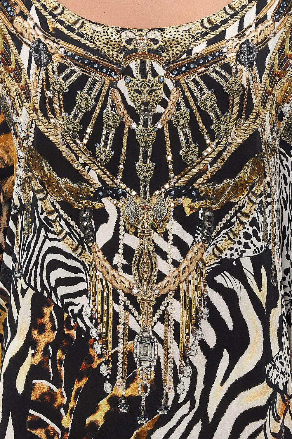 ROUND NECK KAFTAN WHATS NEW PUSSYCAT