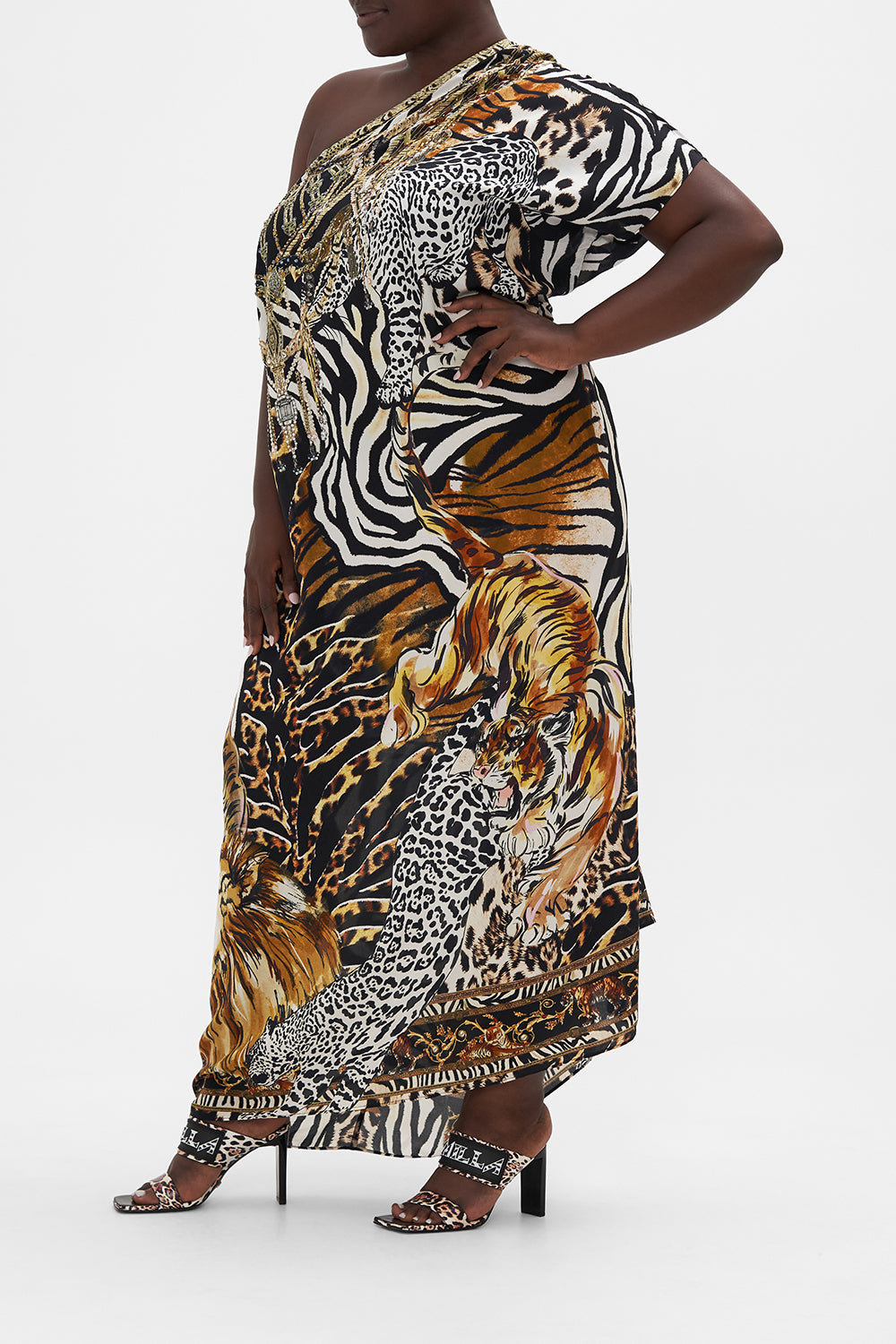 ROUND NECK KAFTAN WHATS NEW PUSSYCAT