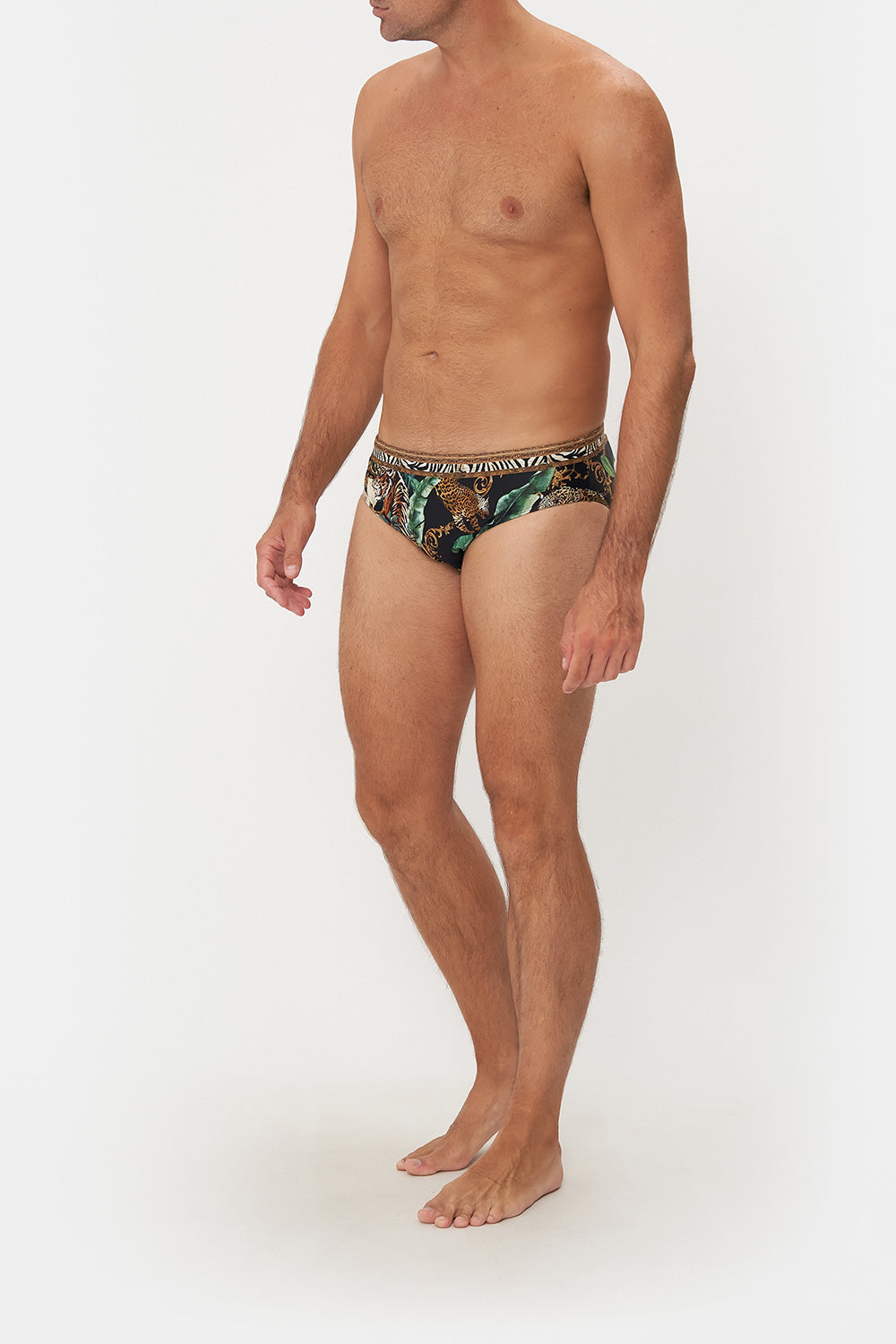 SWIM BRIEF EASY TIGER