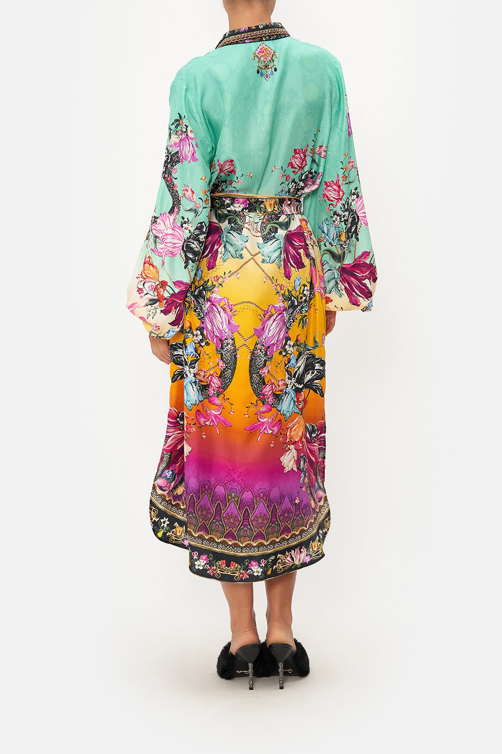 HIGH LOW MIDI SHIRT DRESS VIPER ROOM