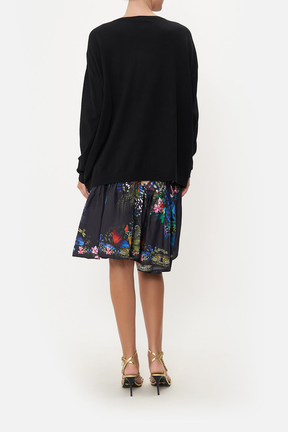 LONG SLEEVE JUMPER WITH PRINT FRONT FLUTTER BY