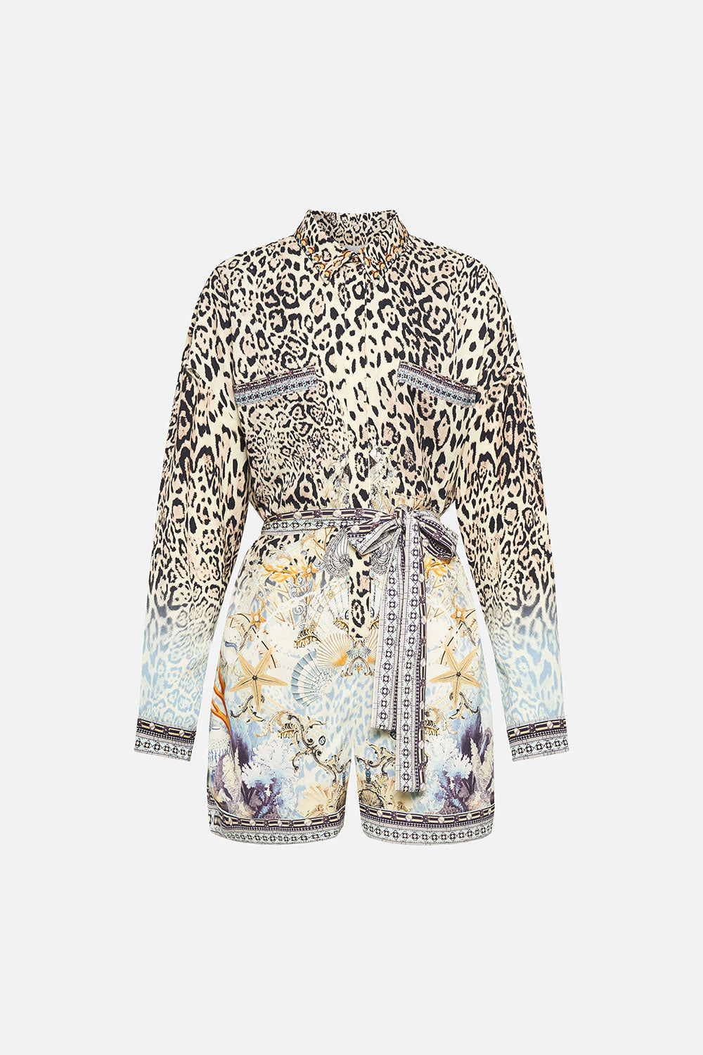 LONG SLEEVE BOILER PLAYSUIT SEAHORSE SONNET