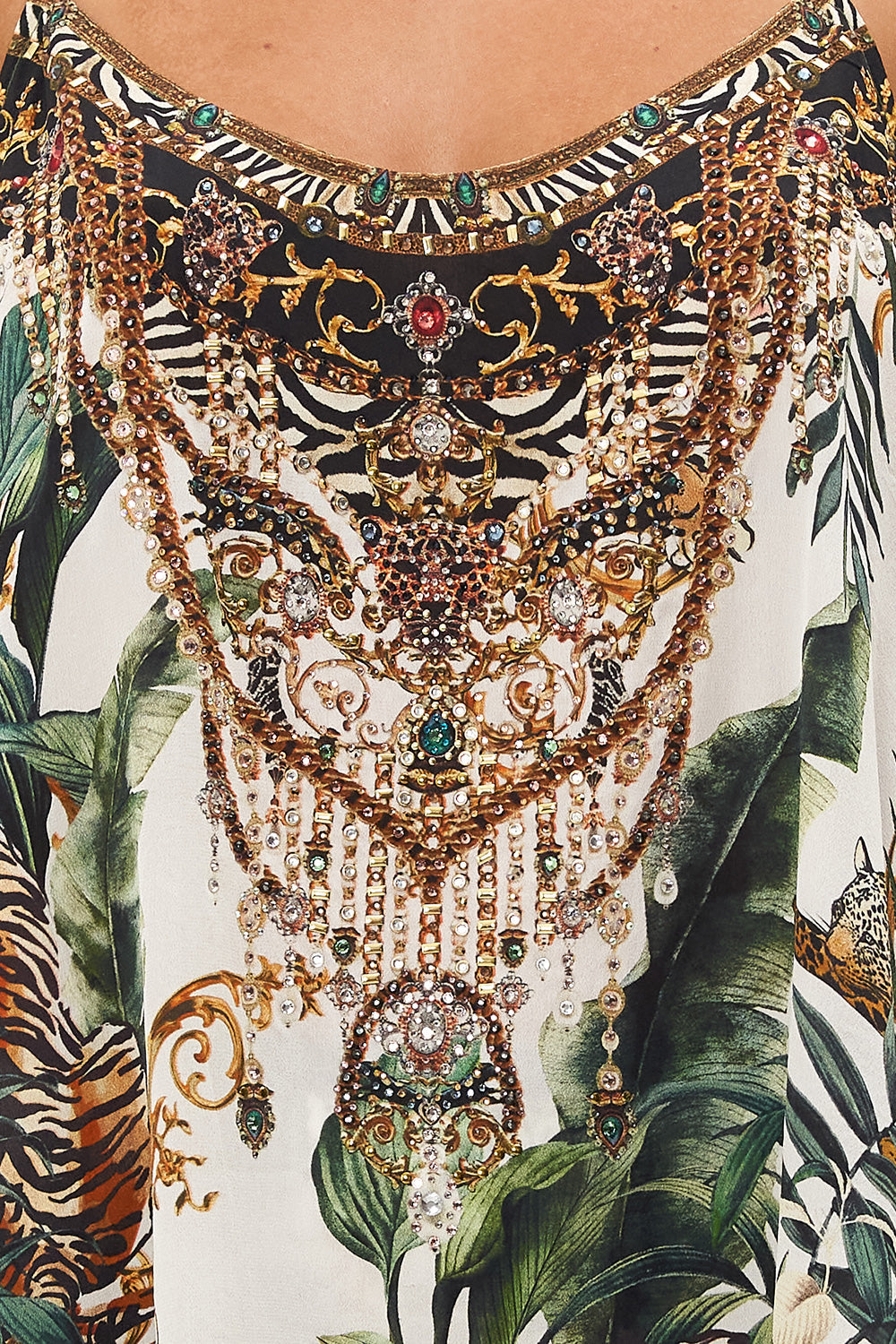 T BACK SHOESTRING TOP TIGER TRAP