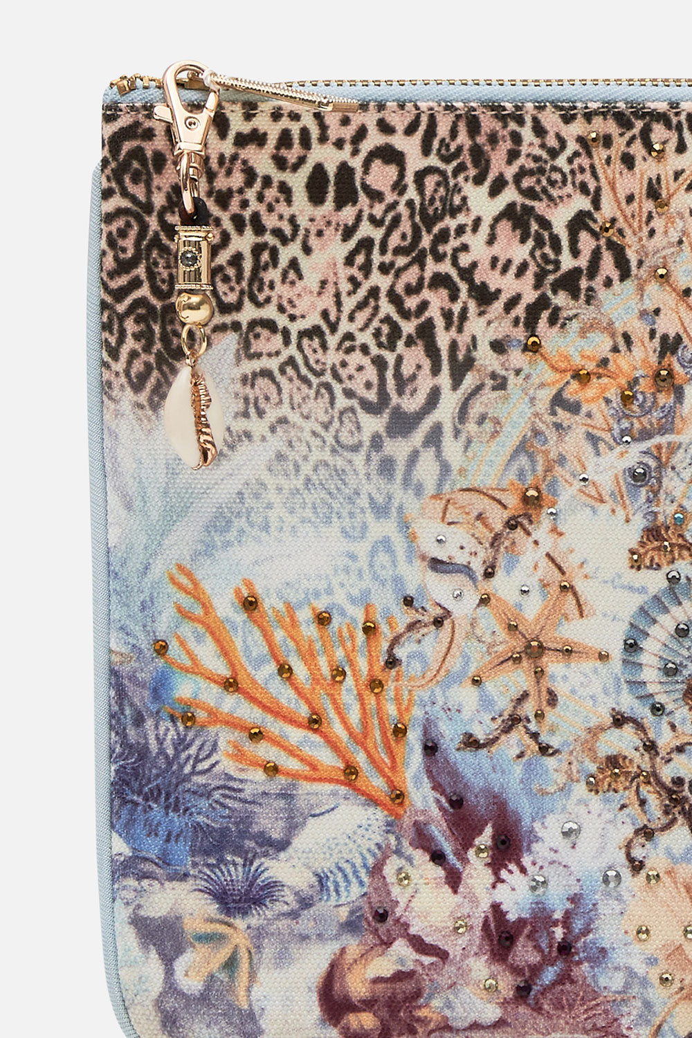 SMALL CANVAS CLUTCH SEAHORSE SONNET