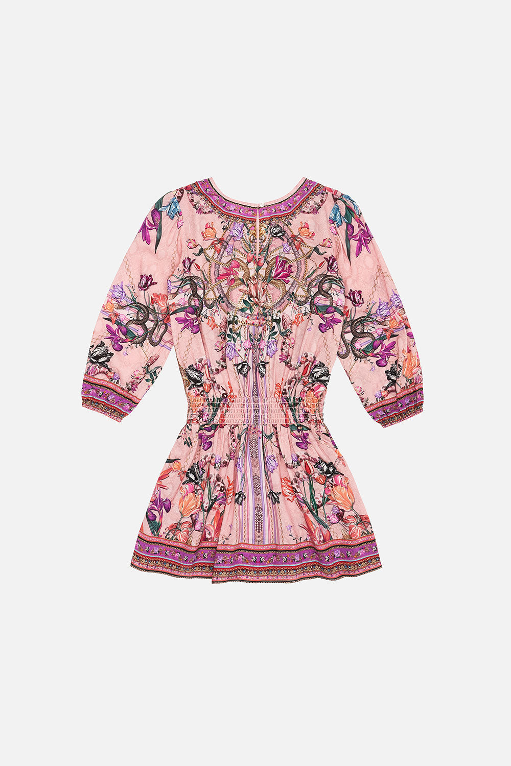 KIDS RELAXED SHIRRED WAIST DRESS 4-10 MAD AS A SNAKE