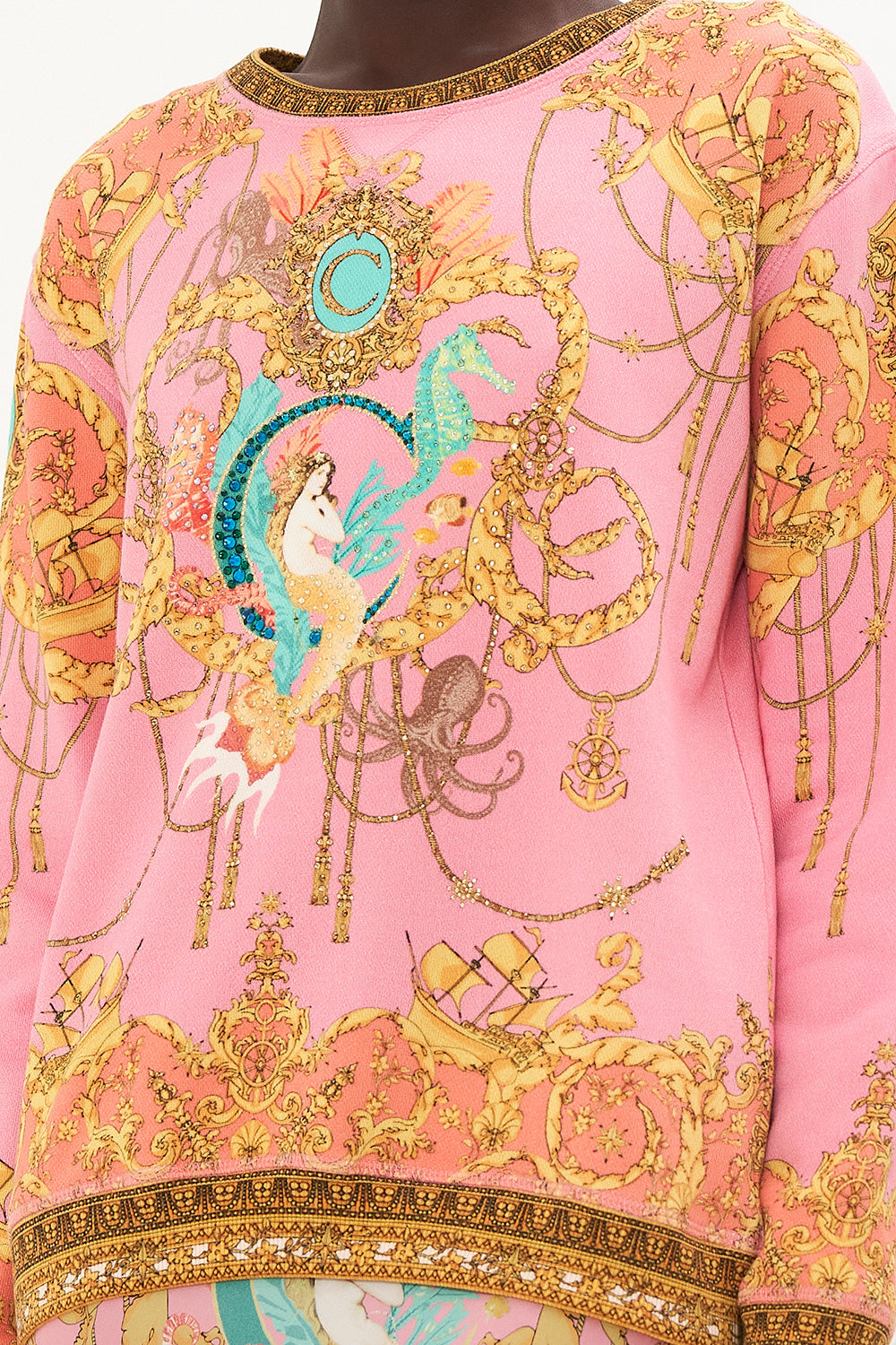 ROUND NECK SWEATER MERMAID MOTEL