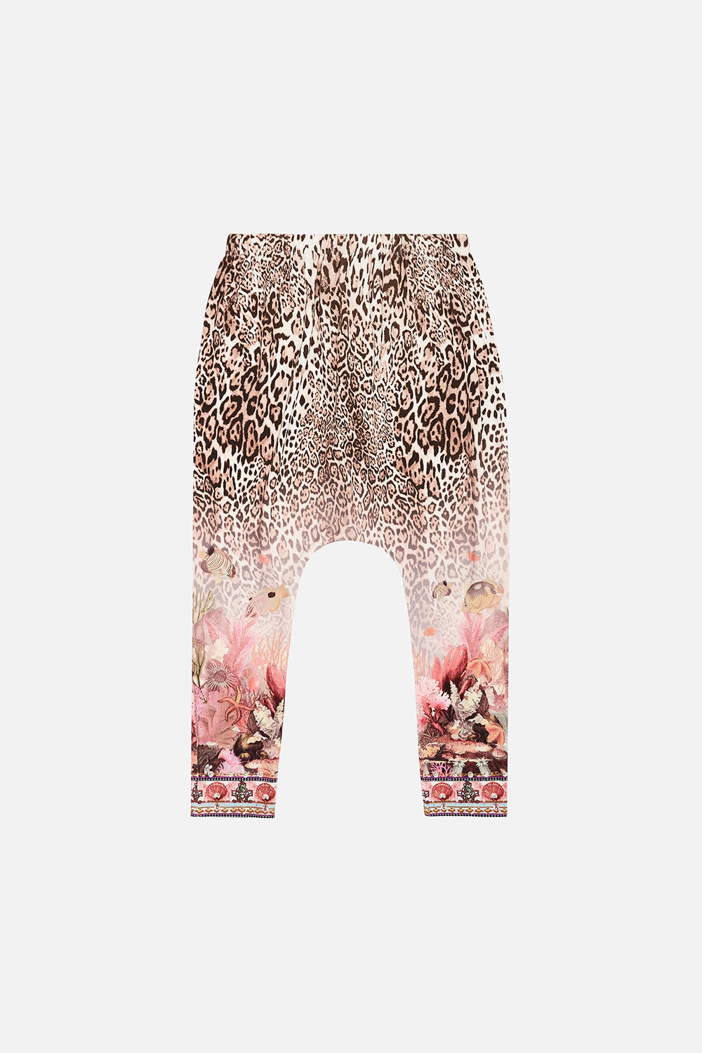 KIDS DROP CROTCH HAREM PANT 12-14 SEAHORSE SONNET