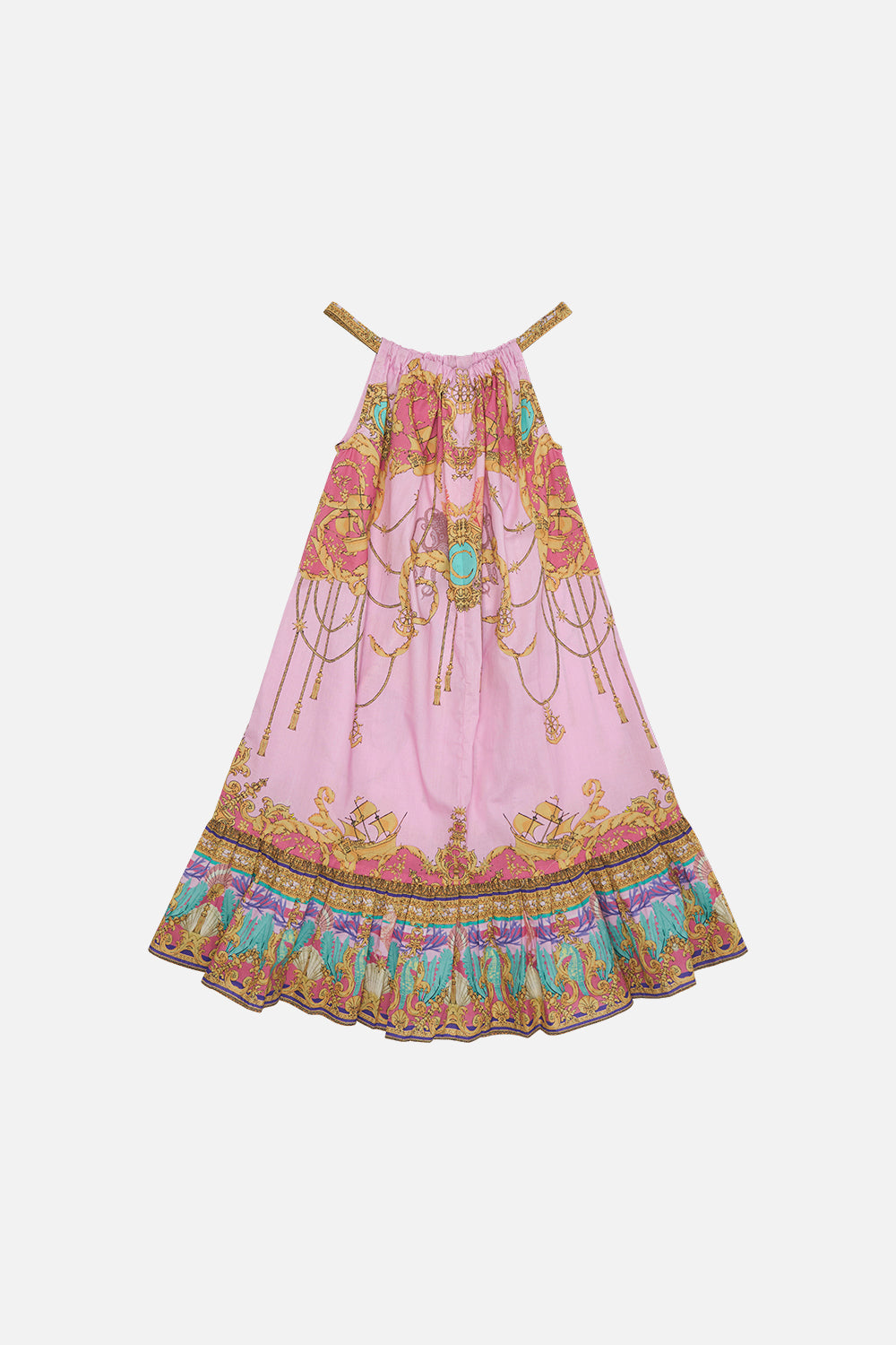 KIDS FRILL HEM DRESS 4-10 MERMAID MOTEL