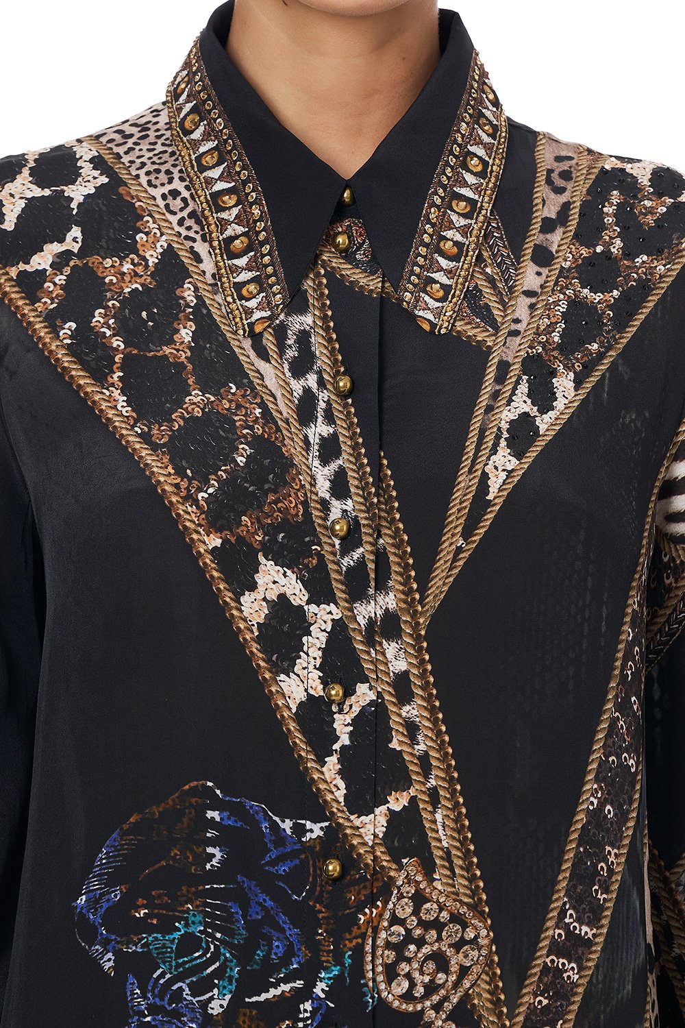 SHIFT SHIRT DRESS LADY STARDUST